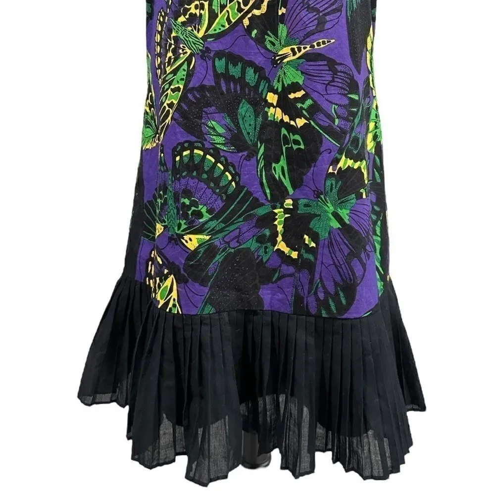BETSEY Johnson Trapeze Flapper Sleeveless Butterfly Dress Sz 10